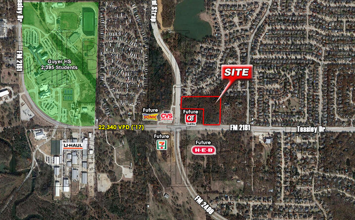 Pictures of Land property located at NEQ FM 2181 & FM 2499, Corinth, TX 76210 for sales - image #1