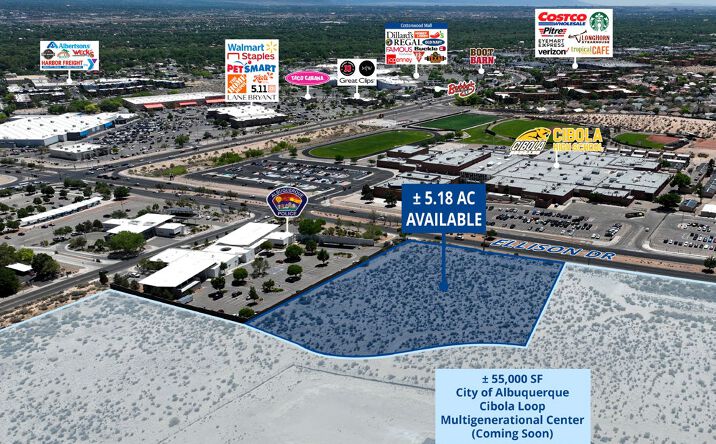 Pictures of Retail, Multifamily, Senior Living property located at Ellison Rd & Cibola Loop, Albuquerque, NM 87114 for sales - image #1