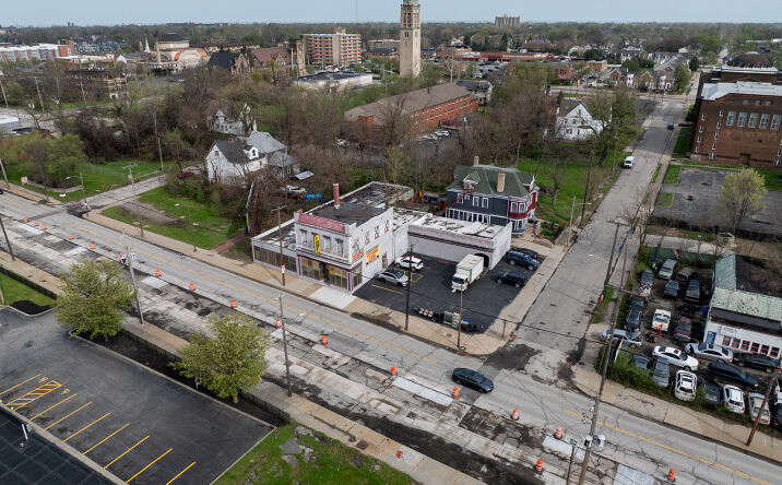 Pictures of Retail, Industrial property located at 8117 CARNEGIE AVE, CLEVELAND, OH 44103 for sales - image #1