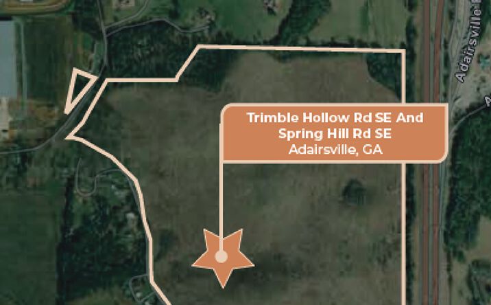 Pictures of Industrial, Land property located at Trimble Hollow Rd SE & Spring Hill Rd SE, Adairsville, GA 30103 for sales - image #1