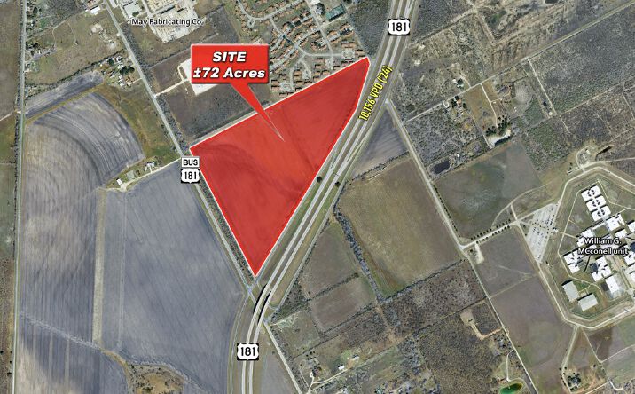 Pictures of Land property located at NEC of Business Hwy 181 and TX Hwy 181, Beeville, TX 78102 for sales - image #1