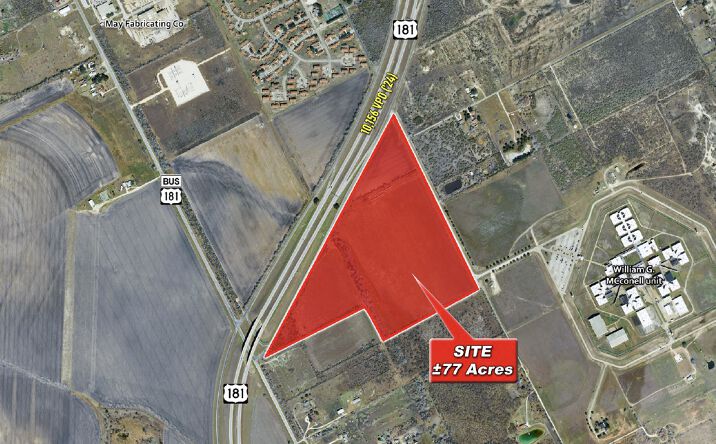 Pictures of Land property located at SWC of TX Hwy 181 & Emily Drive, Beeville, TX 78102 for sales - image #1
