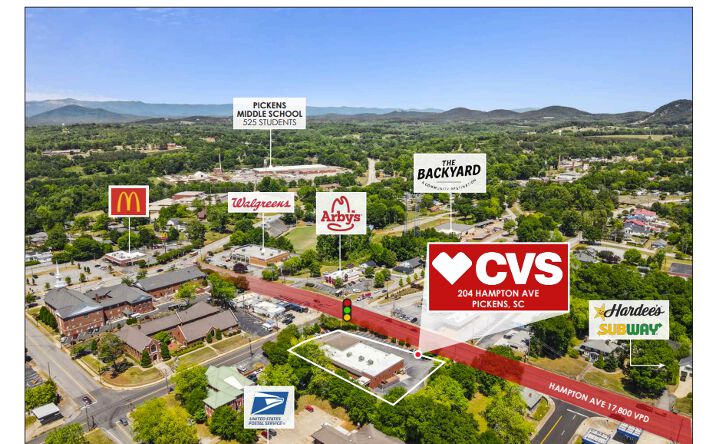 Pictures of Retail property located at 204 HAMPTON AVE, PICKENS, SC 29671-2420 for sales - image #1