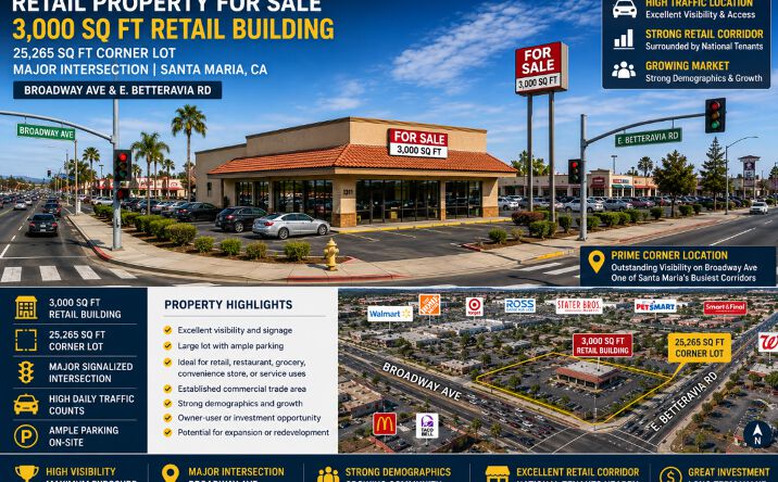 Pictures of Retail, Special Purpose property located at 112 South Broadway, Santa Maria, CA 93454 for sales - image #1
