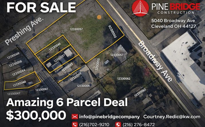 Pictures of Land property located at 5040 Broadway Ave, Cleveland, OH 44127, E. 49th Street, Cleveland, OH 44127, E. 49th Street, Cleveland, OH 44127, E. 49th Street, Cleveland, OH 44127, Dolloff Road, Cleveland, OH 44127, 4921 Dolloff Road, Cleveland, OH 44127 for sales - image #1