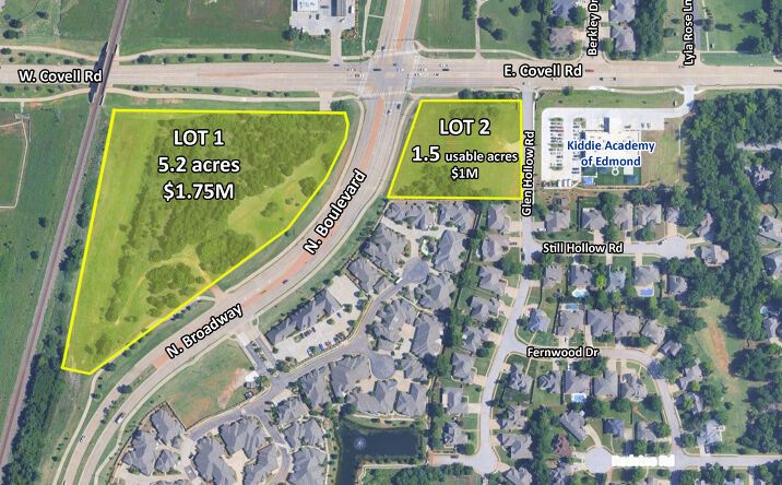 Pictures of Land property located at E Covell Rd & N Boulevard Ave, Edmond, OK 73034 for sales - image #1