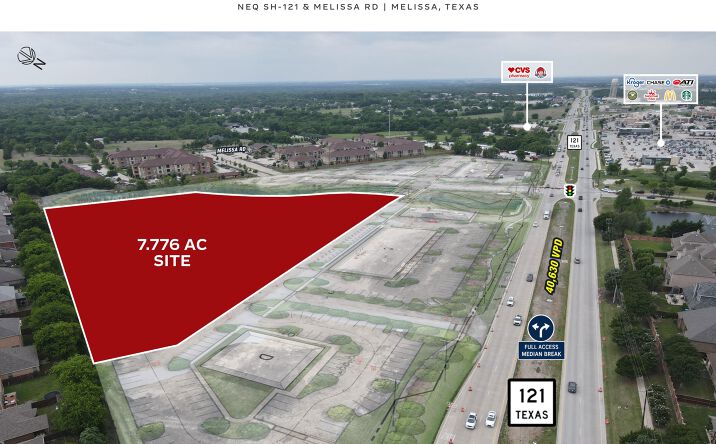 Pictures of Multifamily, Land property located at NEQ SH-121 & Melissa Rd, Melissa, TX 75454 for sales - image #1