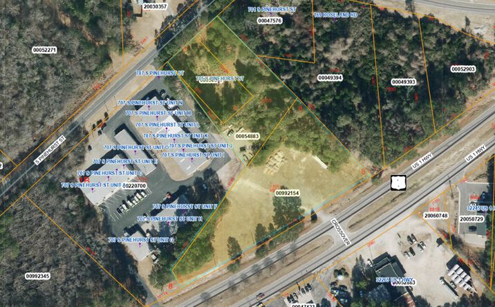 Pictures of Land property located at 705 S Pinehurst Street, Aberdeen, NC 28315 for sales - image #1