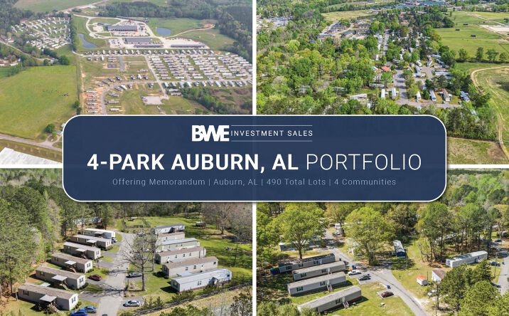 Pictures of Mobile Home Park property located at 1100 Stonegate Drive, Auburn, AL 36832, 3526 Lee Road 137, Auburn, AL 36832, 3000 Lee Road 10, Auburn, AL 36832, 676 Lee Road 191, Auburn, AL 36830 for sales - image #1