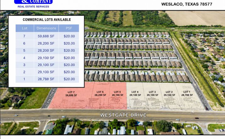 Pictures of Retail, Office, Mixed Use property located at 1805 North Westgate Drive, Weslaco, TX 78599 for sales - image #1