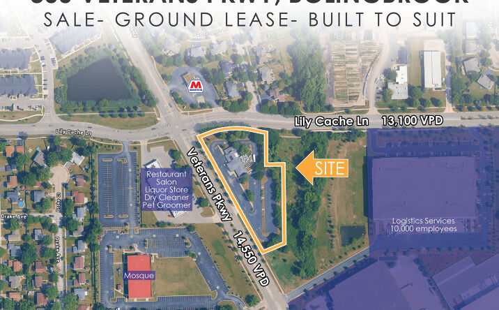 Pictures of Retail property located at 300 Veterans Parkway, Bolingbrook, IL 60440 for sales - image #1
