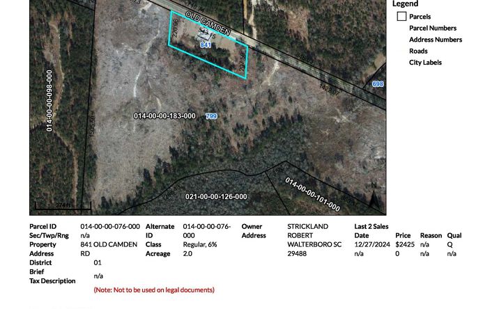 Pictures of Mixed Use, Land, Mobile Home Park property located at 841 Old Camden Road, Bishopville, SC 29010 for sales - image #1