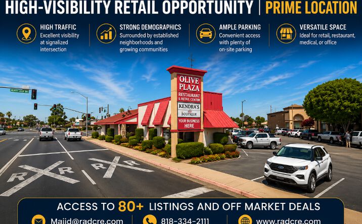 Pictures of Retail property located at 1301 West Olive Avenue, Madera, CA 93637 for sales - image #1