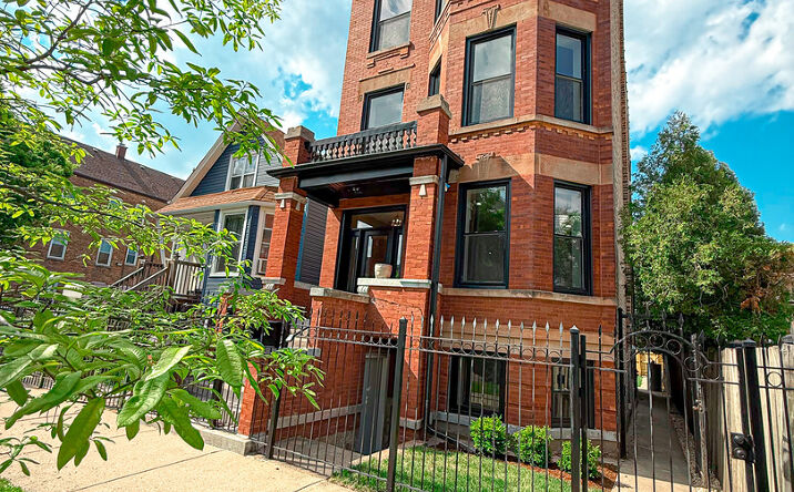 Pictures of Multifamily property located at 3608 W Wolfram Street, Chicago, IL 60618 for sales - image #1