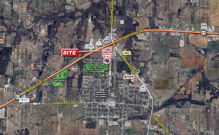 Pictures of Land property located at SWQ - E. Hwy. 82 & U.S. 377, Whitesboro, TX 76273 for sales - image #1