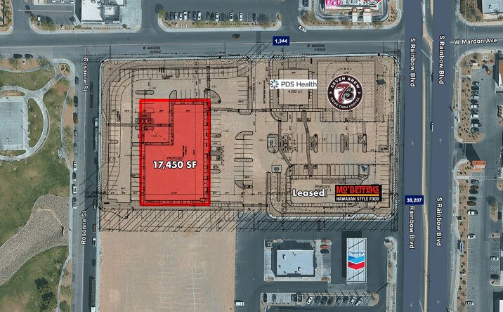 Pictures of Retail, Land property located at 7455 S Rainbow Blvd, Las Vegas, NV 89139 for sales - image #1