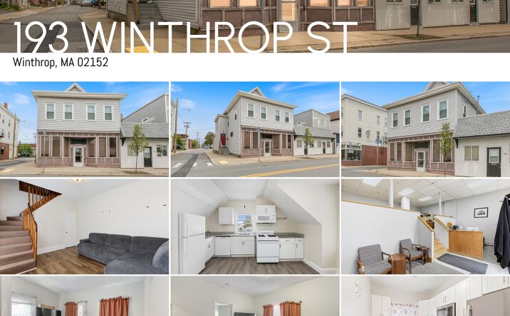 Pictures of Multifamily, Mixed Use property located at 193 Winthrop St, Winthrop, MA 02152 for sales - image #1