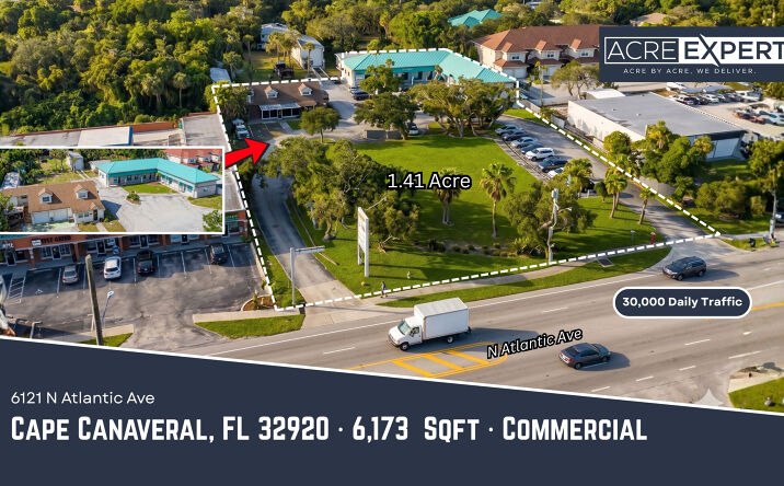 Pictures of Retail, Office, Mixed Use property located at 6121 North Atlantic Avenue, Cape Canaveral, FL 32920 for sales - image #1