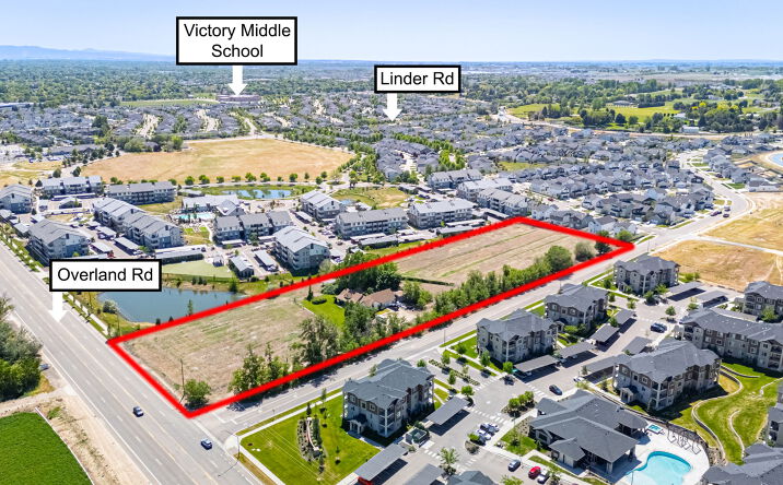 Pictures of Multifamily, Mixed Use, Land property located at 2155 W OVERLAND RD, MERIDIAN, ID 83642-6515 for sales - image #1