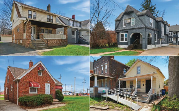 Pictures of Multifamily property located at 3718 E 71st St, Cleveland, OH 44104, 845 Helmsdale Rd, Cleveland Heights, OH 44112, 1174 E 61st St, Cleveland, OH 44103, 1382 Larchmont Rd, Cleveland, OH 44110 for sales - image #1