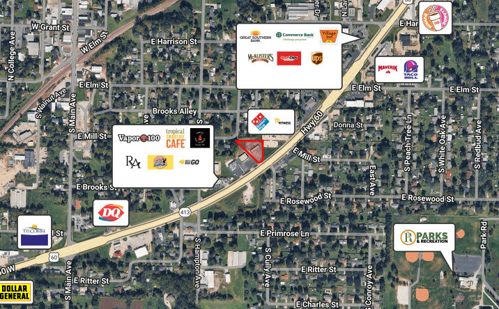 Pictures of Land property located at 445 Us Highway 60 W, Republic, MO 65738 for sales - image #1