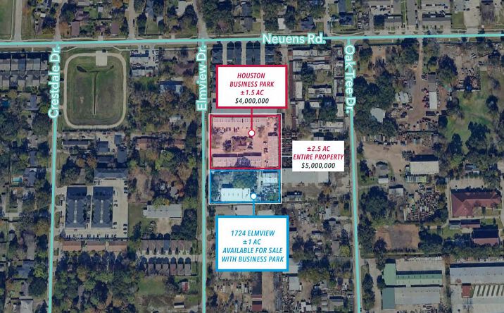 Pictures of Industrial property located at 1730,1724 &1734 Elmview Dr, Houston, TX 77080 for sales - image #1