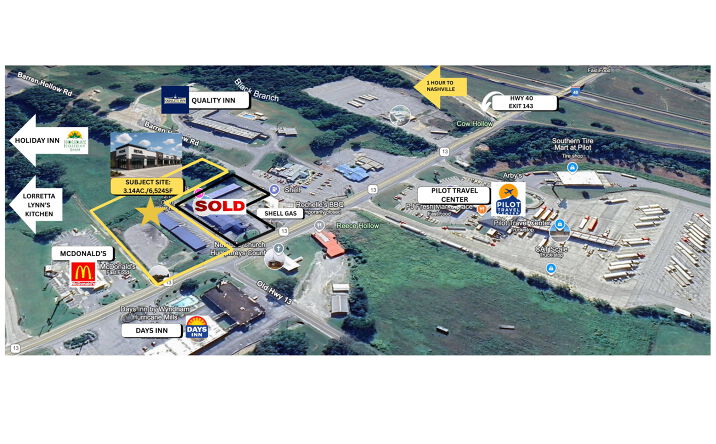 Pictures of Retail, Mixed Use, Land property located at 15470 HWY 13 S, HURRICANE MILLS, TN 37078 for sales - image #1
