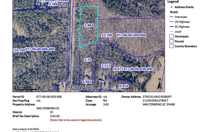 Pictures of Multifamily, Land, Mobile Home Park property located at Old York Road, Chester, SC 29706 for sales - image #1