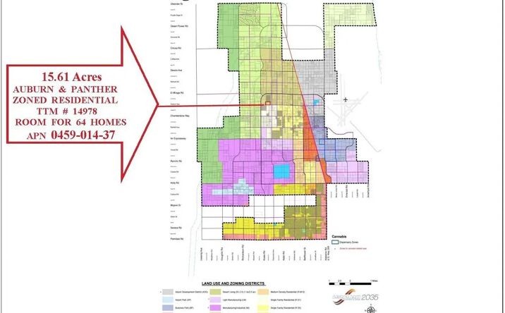 Pictures of Land property located at Auburn & Panther 15.61ac, Adelanto, CA 92301 for sales - image #1