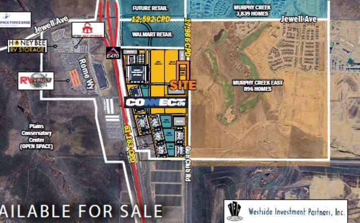 Pictures of Land, Retail property located at SWC of Gun Club Road & Jewell Ave, Aurora, CO 80018-6017 for sales - image #1