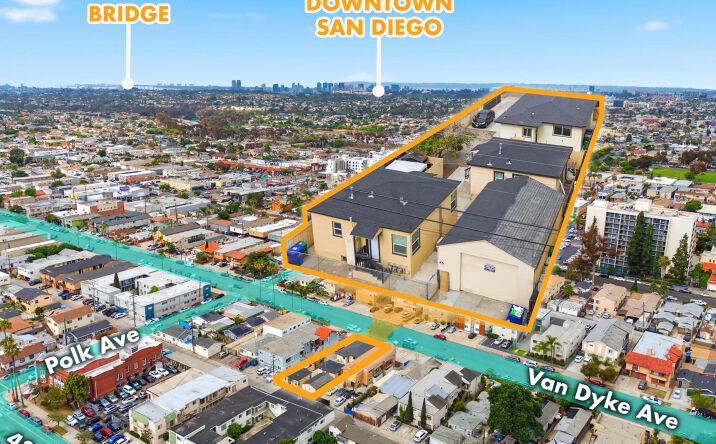 Pictures of Multifamily property located at 4133-37 Van Dyke Avenue, San Diego, CA 92105 for sales - image #1