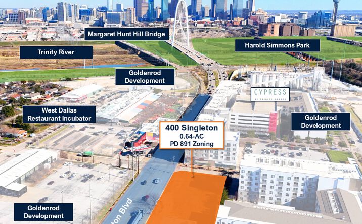 Pictures of Land, Retail, Multifamily property located at 400 Singleton Boulevard, Dallas, TX 75212 for sales - image #1
