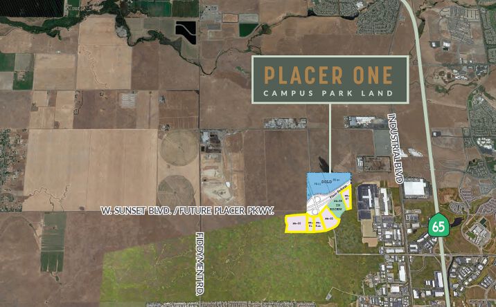 Pictures of Retail, Multifamily, Office, Industrial, Land property located at Placer One Campus Park Land, Lincoln, CA 95678 for sales - image #1
