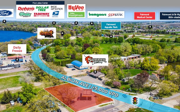 Pictures of Retail property located at 1552 Albion Avenue, Fairmont, MN 56031 for sales - image #1