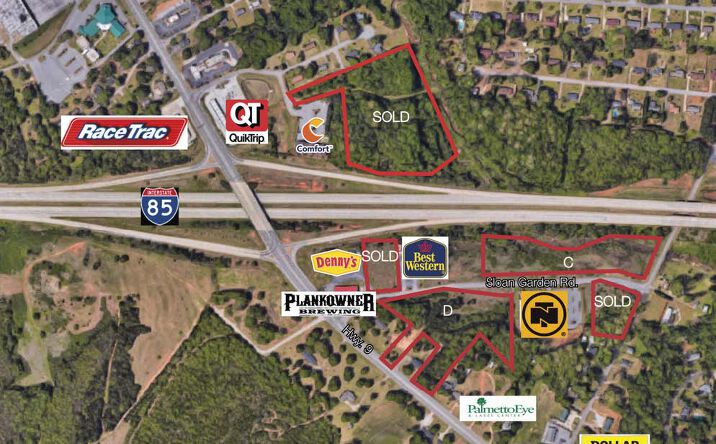 Pictures of Land property located at Highway I-85 at Hwy 9, Boiling Springs, SC 29316 for sales - image #1