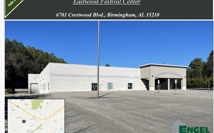 Pictures of Special Purpose property located at 6701 CRESTWOOD BLVD, BIRMINGHAM, AL 35210-2336 for sales - image #1