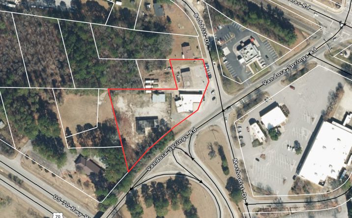 Pictures of Retail, Land property located at 202 Vandora Springs Road, Garner, NC 27529 for sales - image #1