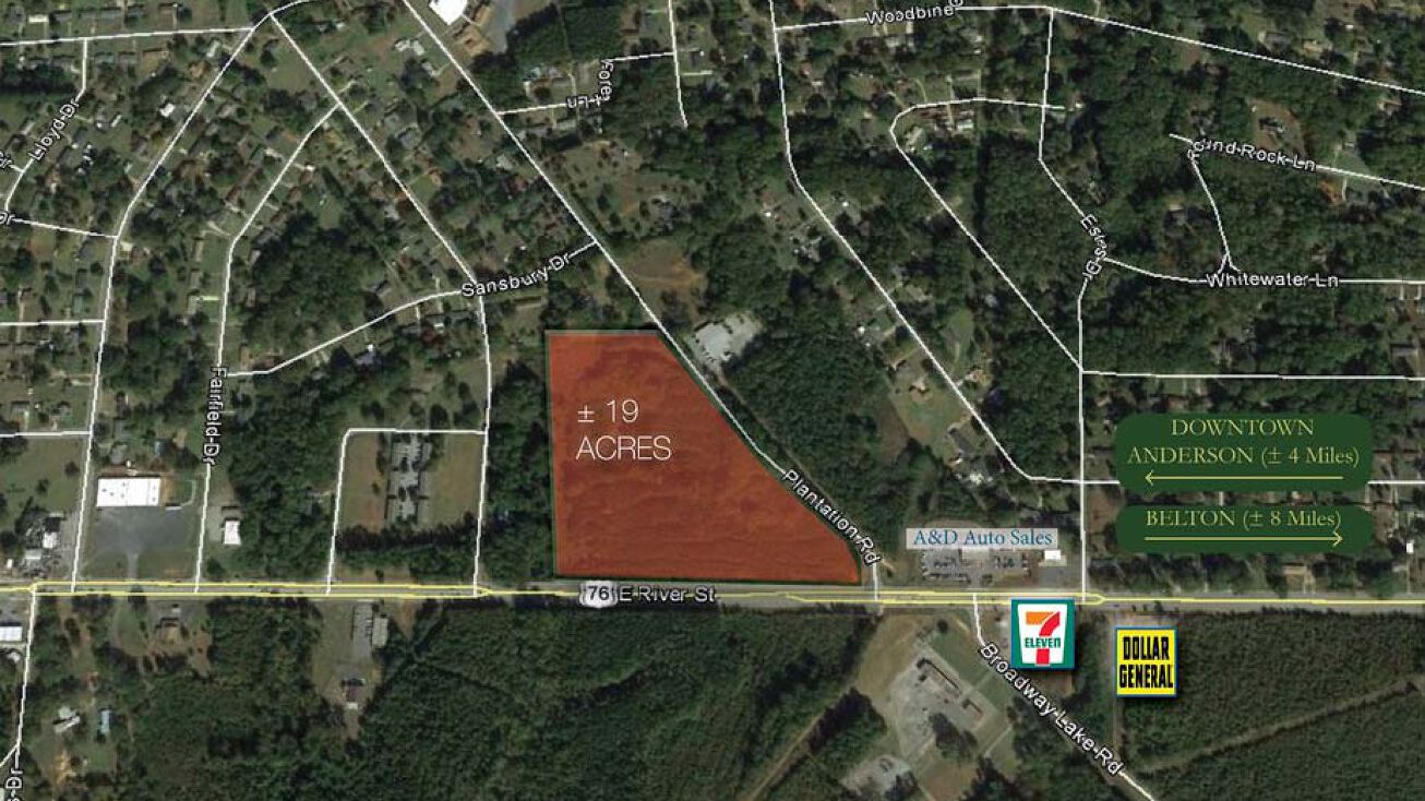 Belton Highway at Plantation Road, Anderson, SC 29621