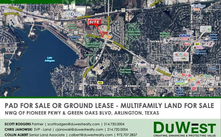 Pictures of Land property located at 4801 West Pioneer Parkway, Arlington, TX 76013 for sales - image #1