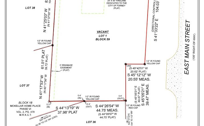 Pictures of Land property located at 800 E. Main Street, Forney, TX 75126 for sales - image #1