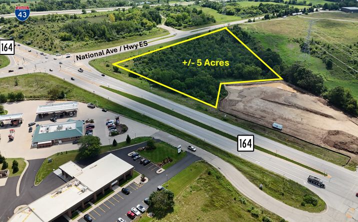 Pictures of Land property located at Corner of Hwy 164 and National Ave, Big Bend, WI 53103 for sales - image #1