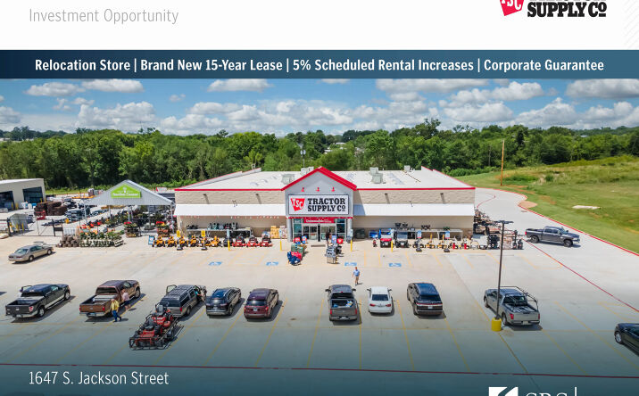 Pictures of Retail property located at 1647 S. Jackson Street, Jacksonville, TX 75766 for sales - image #1