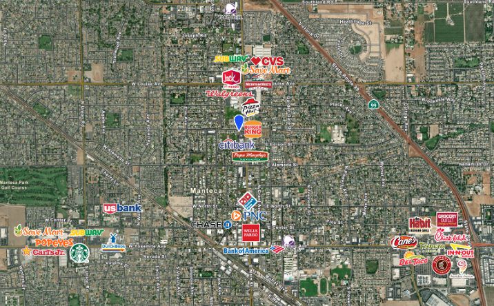 Pictures of Land property located at 721 N Main St. & 201 W Edison St., Manteca, CA 95336 for sales - image #1