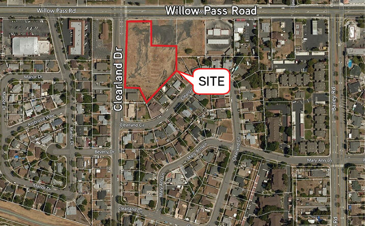 Pictures of Retail, Multifamily, Land property located at Willow Pass Road at Clearland Drive, Bay Point, CA 94565 for sales - image #1