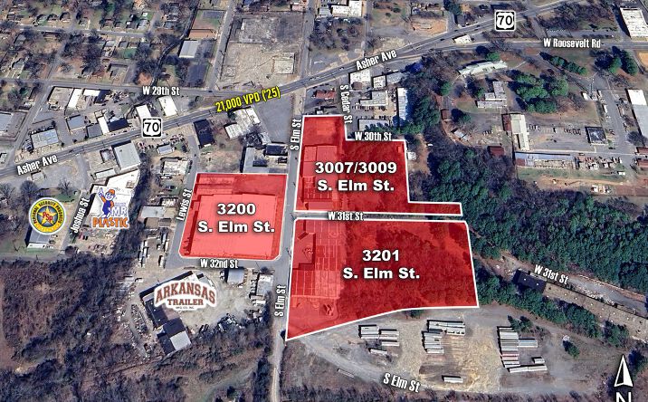 Pictures of Office, Industrial property located at 3200 South Elm Street, Little Rock, AR 72204, 3007 South Elm Street, Little Rock, AR 72204, 3009 S Elm Street, Little Rock, AR 72204, 3201 S Elm Street, Little Rock, AR 72204 for sales - image #1