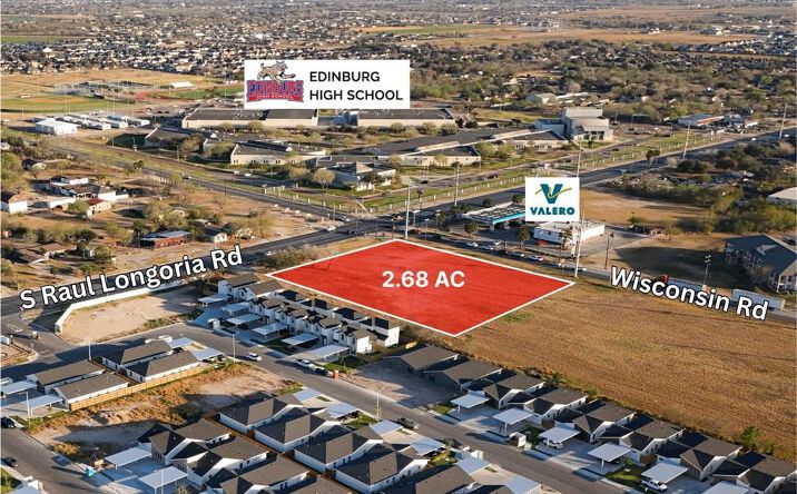 Pictures of Land property located at 3403 S Raul Longoria Road, Edinburg, TX 78542 for sales - image #1
