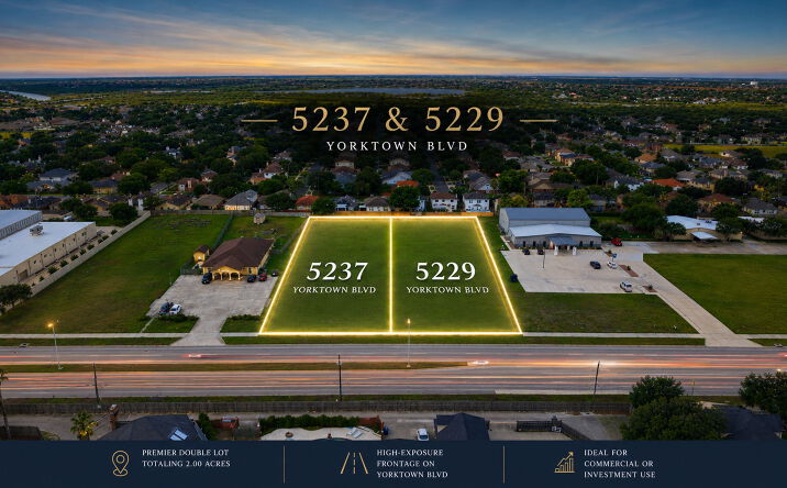 Pictures of Land property located at 5229 Yorktown Boulevard, Corpus Christi, TX 78413 for sales - image #1