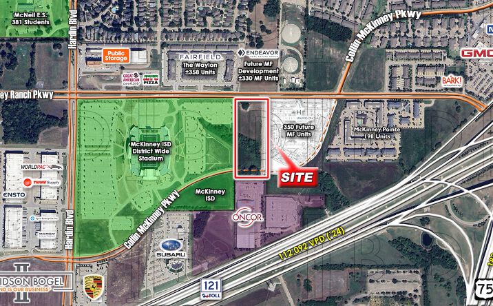 Pictures of Land property located at SEQ - McKinney Ranch Pkwy. & S. Hardin Blvd., McKinney, TX 75070 for sales - image #1