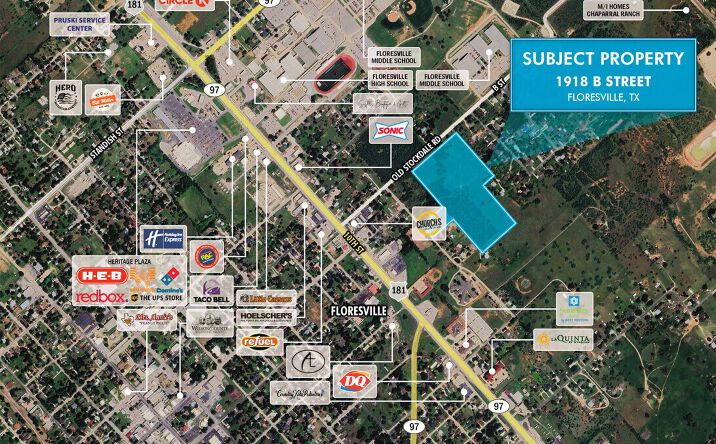 Pictures of Land property located at 1918 B St, Floresville, TX 78114 for sales - image #1