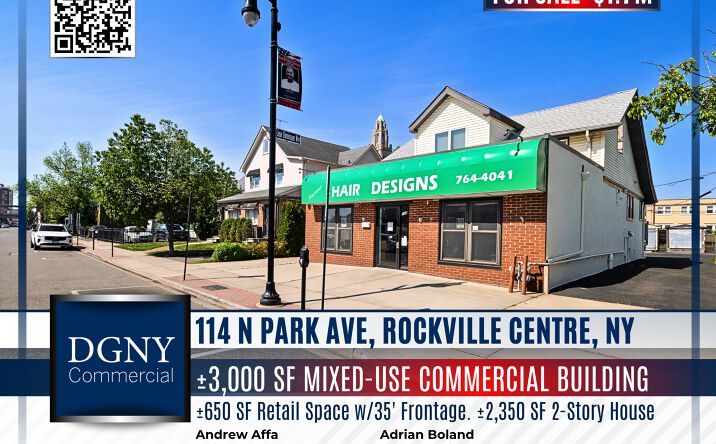 Pictures of Retail, Office, Multifamily property located at 114 North Park Avenue, Rockville Centre, NY 11570 for sales - image #1